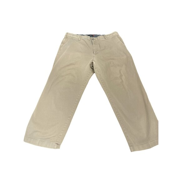 Dockers Smart 300 Flex Classic Waterless Work Pants Khaki Brown Size 40 - Picture 1 of 10
